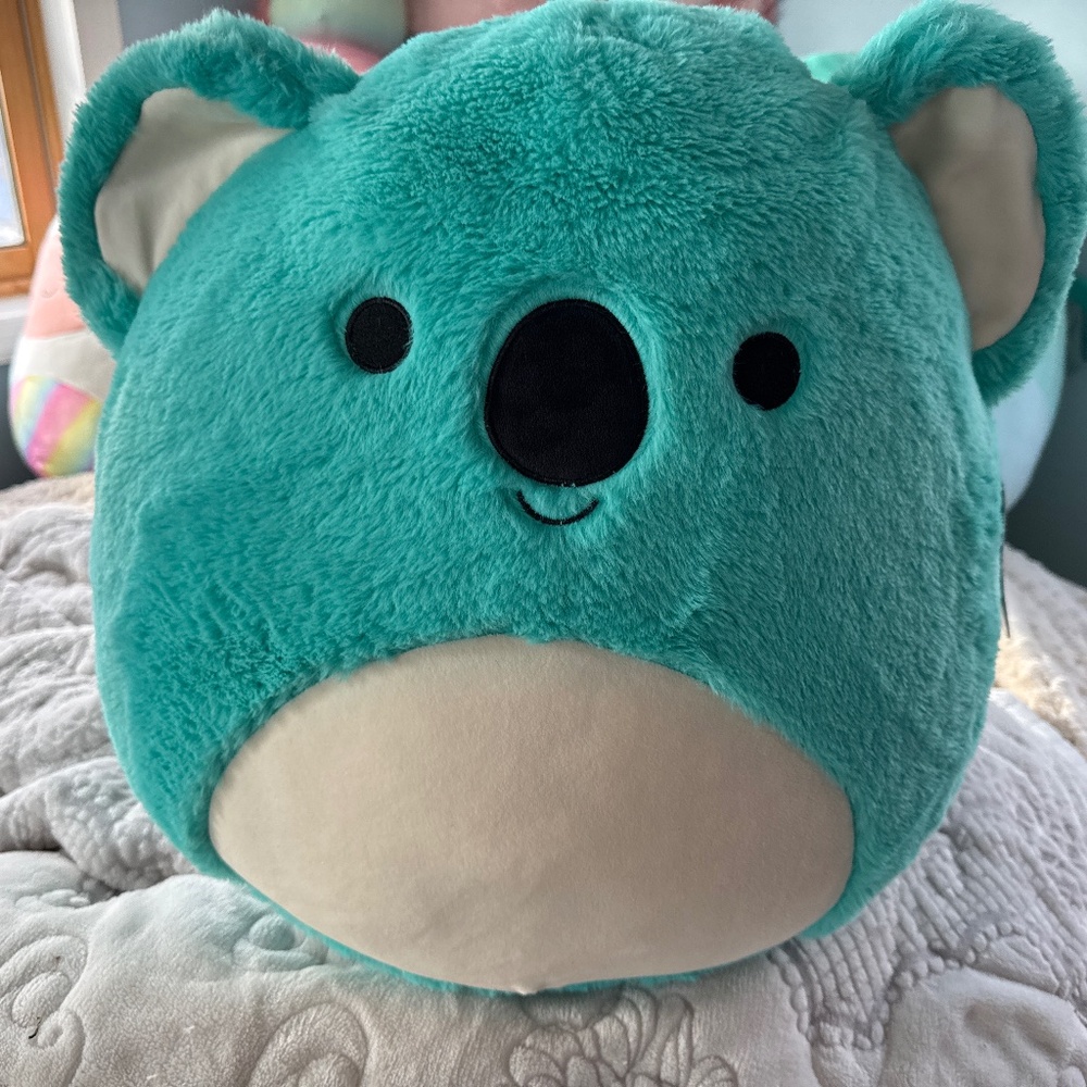 Squishmallow ( Fuzzamallows) KEVIN THE KOALA approx . SZ 12 in